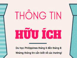 Du học Philippines tháng 6 đến tháng 8: Những thông tin cần biết về các trường!